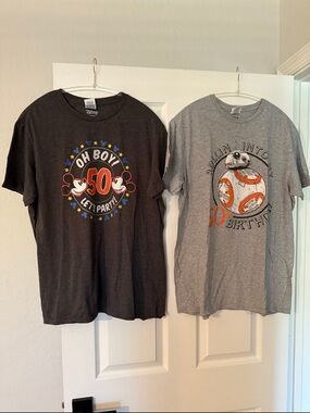 Disney Graphic Tees - Mickey 50 & BB-8 Designs
